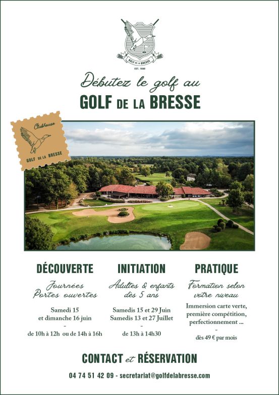 Découvrez les Nouveaux Enseignements au Golf de la Bresse