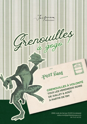Les soirées grenouilles à gogo, tous les vendredis de l'été !